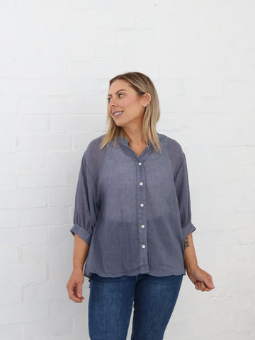 Mimi Blouse - Blue Jean