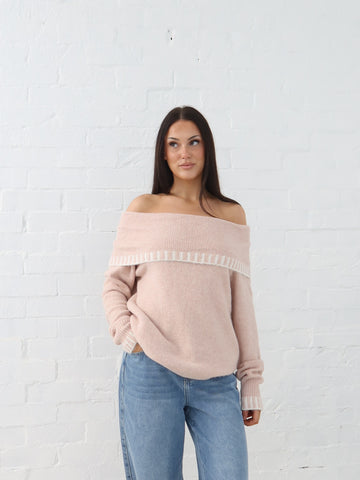 Andrea Knit - Blush Pink