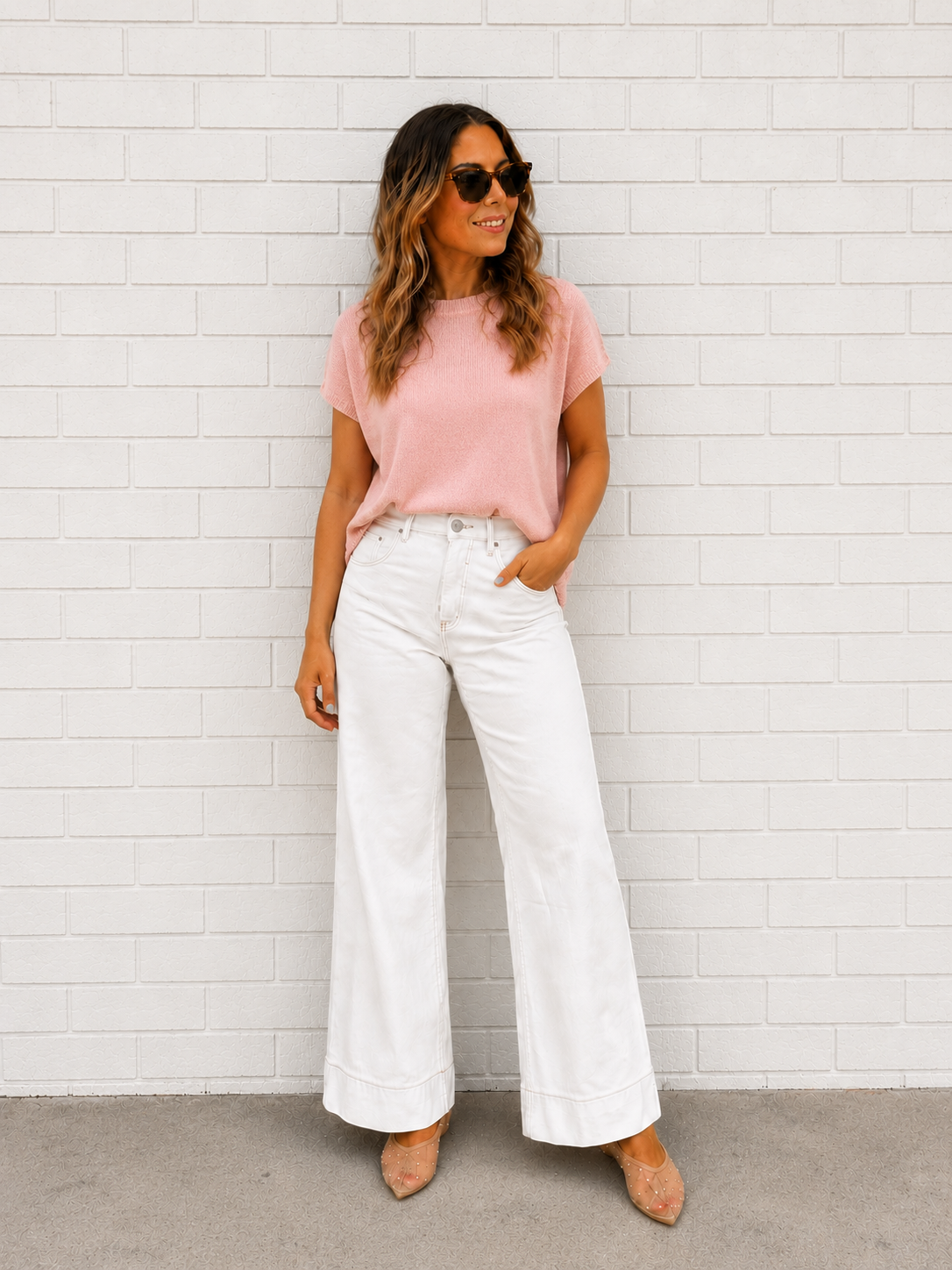 Mariah Knit Top - Pink