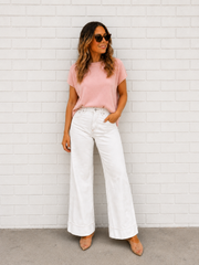 Mariah Knit Top - Pink