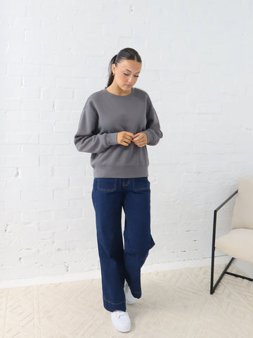 Gracie Relaxed Crew - Shadow