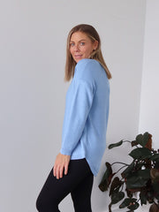 Saxon Knit - Light Blue