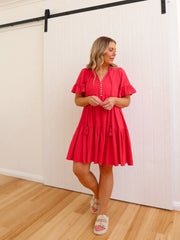 Aston Dress - Red