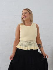 Skye Top- Butter Yellow