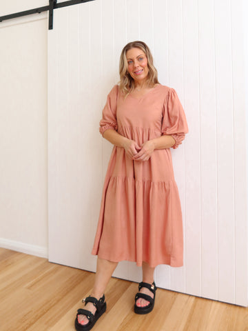 Margaret River Dress - Terracotta