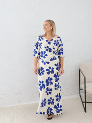 Lucy Skirt- Blue/Vanilla