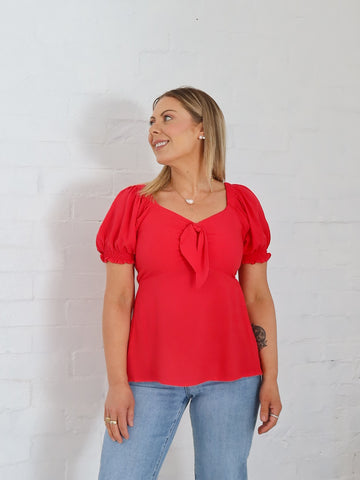 Estella Top- Red
