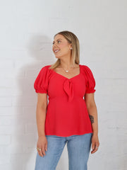 Estella Top- Red