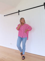 Mimi Blouse - Fuchsia