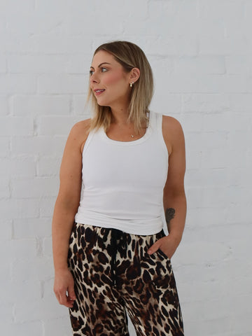 Charlee Tank - White