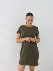Ultimate School Run Dress- Khaki