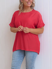 Tamsin Blouse - Red