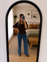 Henley Top- Chocolate