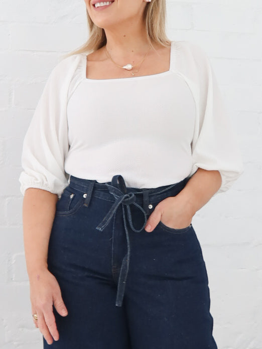 Hathaway Bodysuit - White