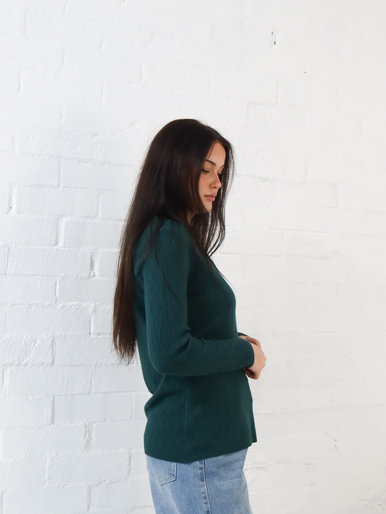 Iris Knit- Emerald