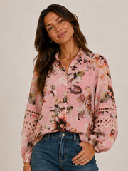 Bloom Shirt- Pink Floral