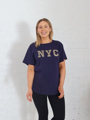 NYC Tee-Navy