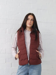 Luna Vest - Burgundy