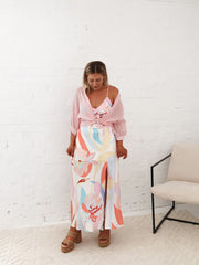 Lulu Dress- Blue/Pink