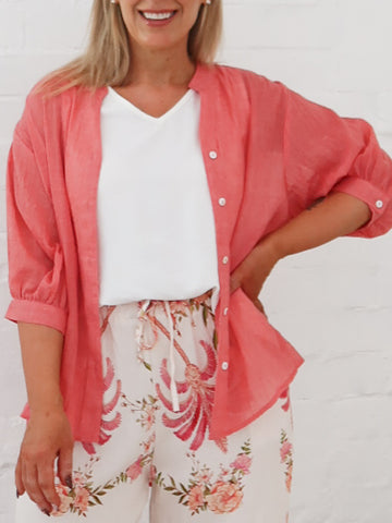 Mimi Blouse - Strawberry