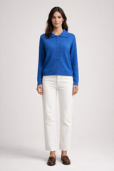 Esme Knit Top- Cobalt
