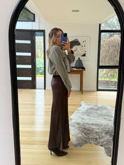 Kristen Skirt- Chocolate