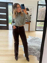 Crew Jeans- Chocolate