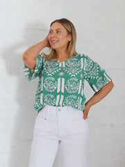 Renee Top- Green