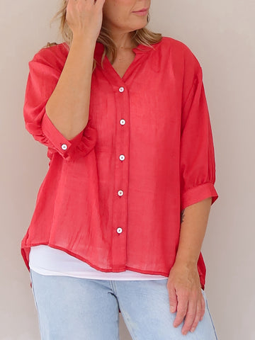 Mimi Blouse - Red