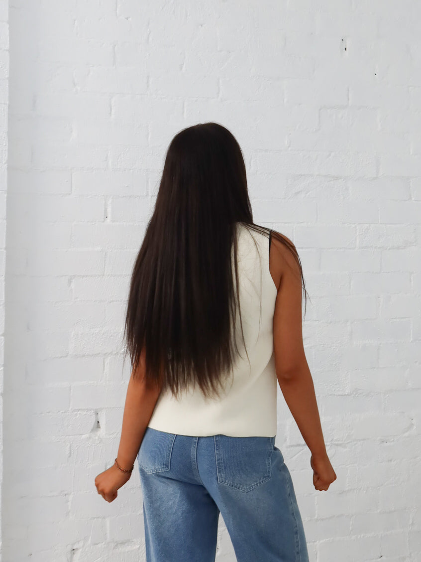 Parker Vest - Vanilla