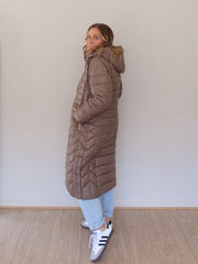 Carson Coat - Taupe