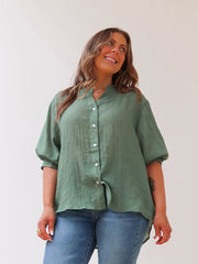 Mimi Blouse - Sage Green