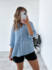 Mimi Blouse - Sky Blue