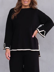 Megan Long Sleeve Knit Top