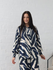 Edith Shirt- Navy