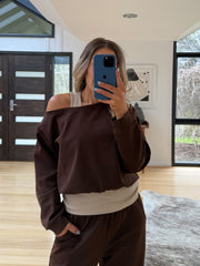Juni Sweatshirt- Chocolate