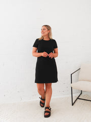 Ultimate School Run Dress- Black
