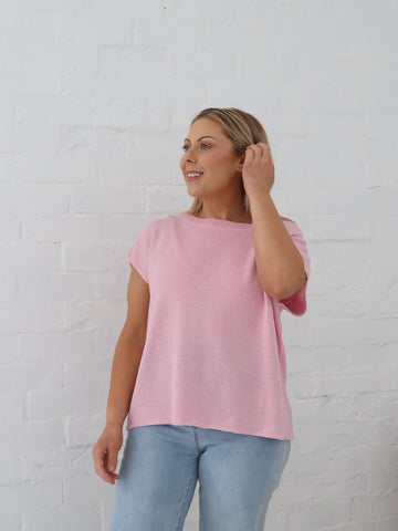 Mariah Knit Top - Pink