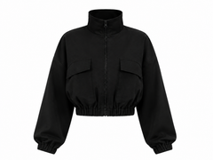 Shasha Bomber Jacket- Black