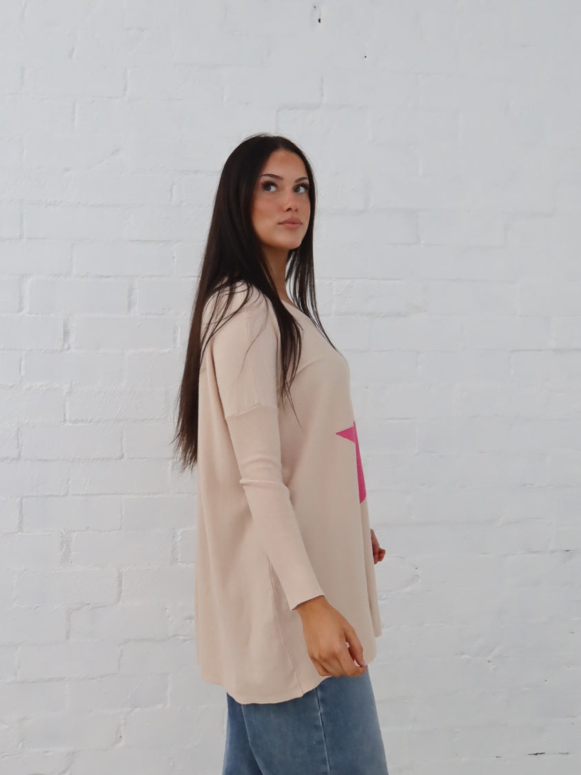 Maeve Star Knit - Bone