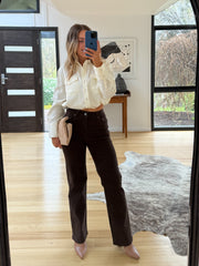 Crew Jeans- Chocolate