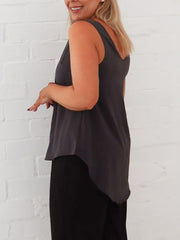 Mia Top- Grey