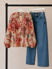 Bloom Shirt- Ivory Floral