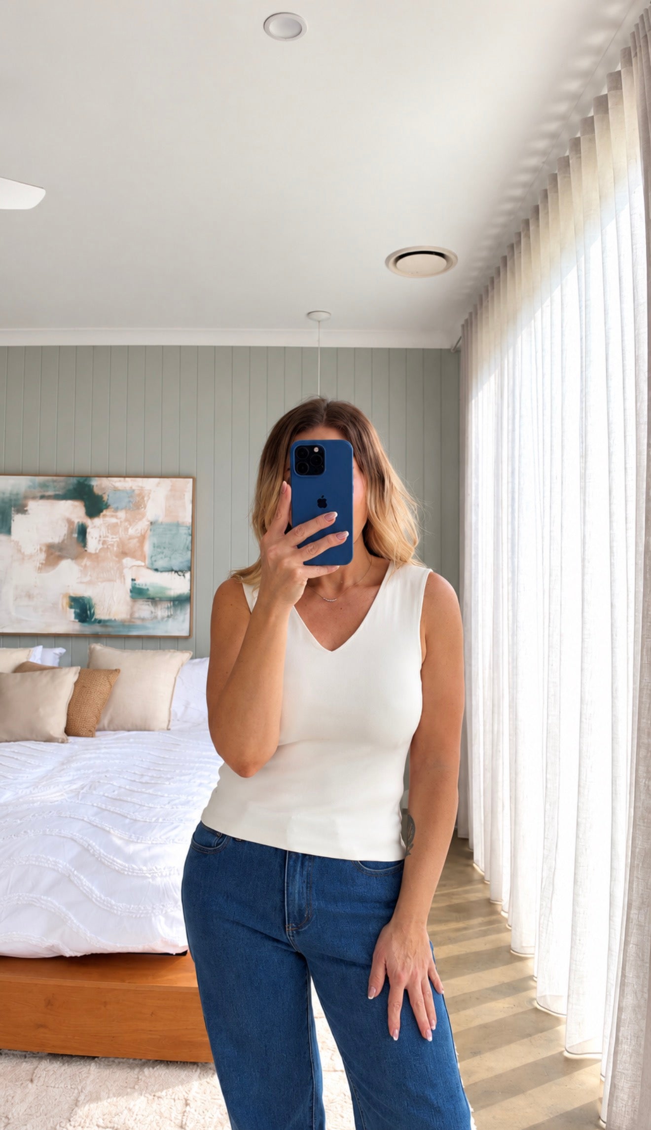Sally Top- White