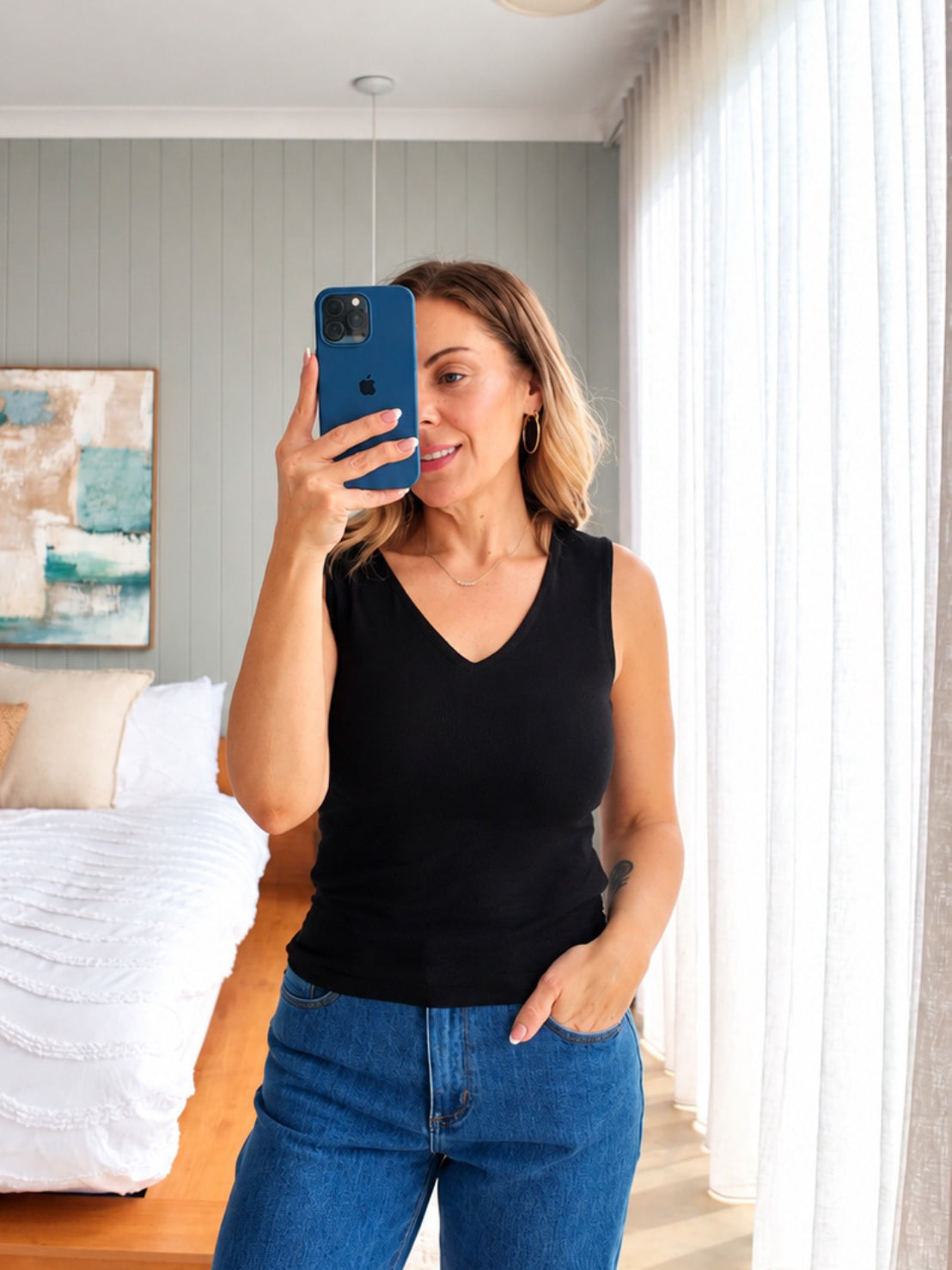 Sally Top- Black