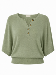 Alice Knit Top-Pistachio