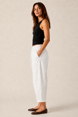 Austin Crop Barrel - White