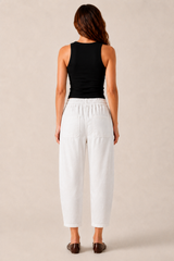 Austin Crop Barrel - White