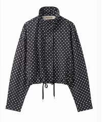 Polka Dot Jacket- Black