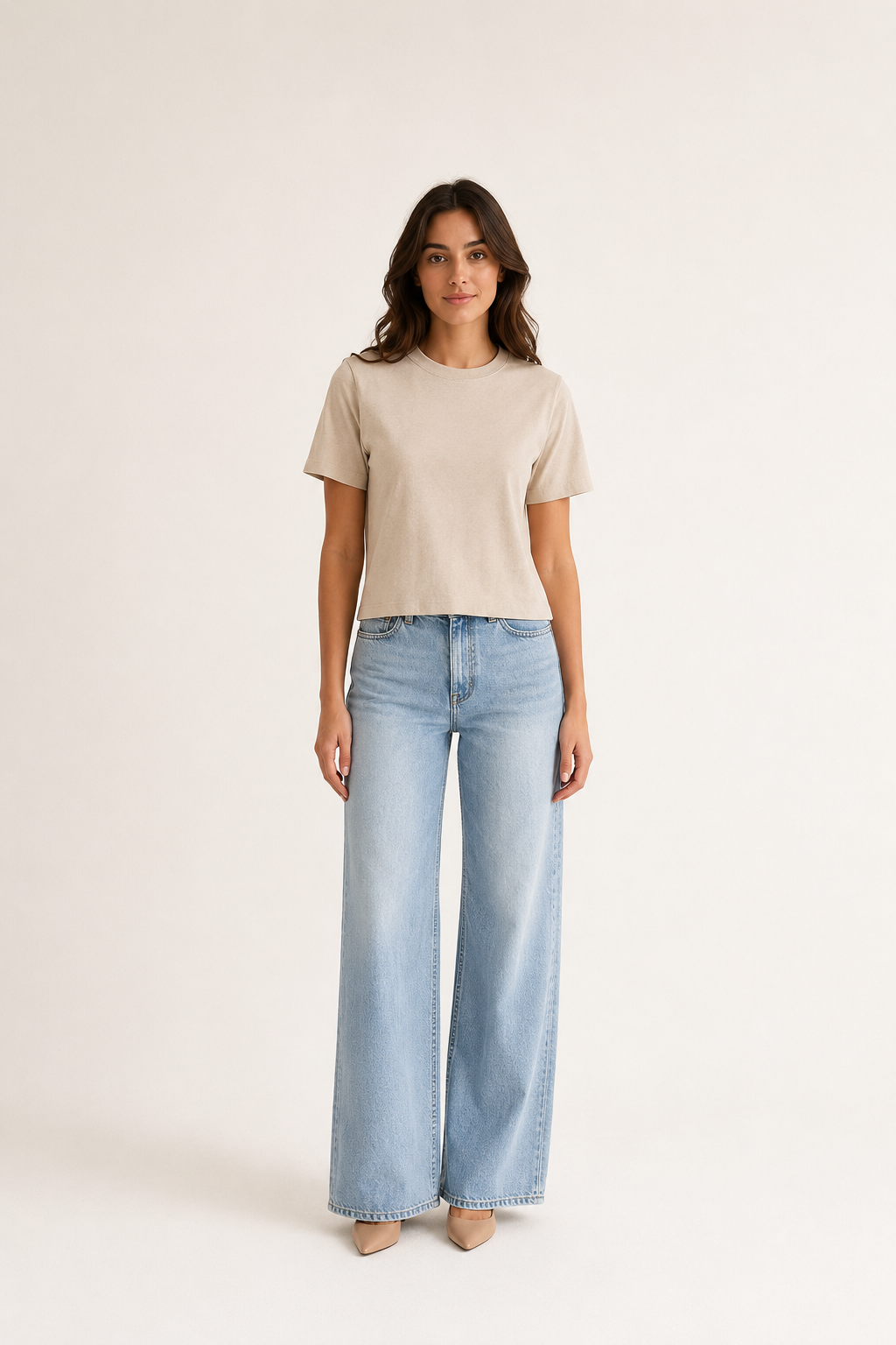 Hallie Tee- Stone